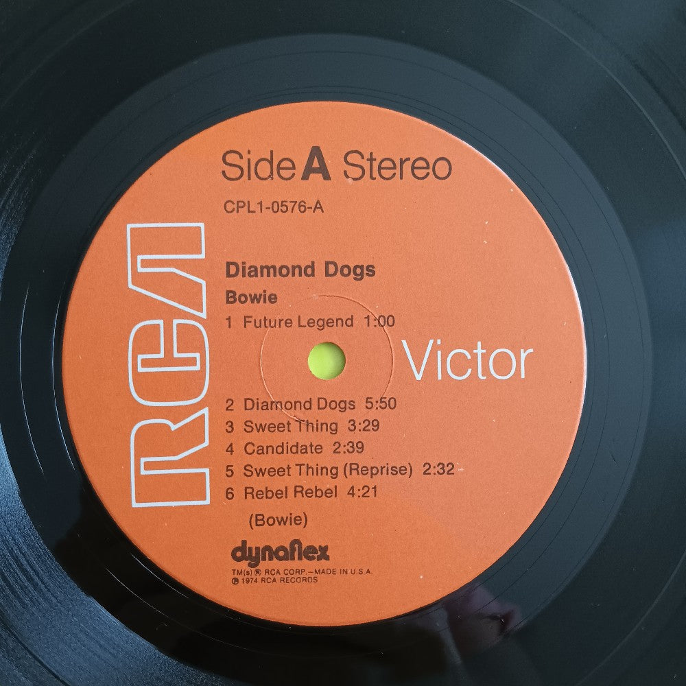 David Bowie - Diamond Dogs PROMO Orange Dynaflex - 1974 - CPL1-0576 - Used - VG++ - Vinyl
