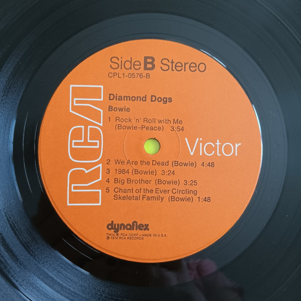 David Bowie - Diamond Dogs PROMO Orange Dynaflex - 1974 - CPL1-0576 - Used - VG++ - Vinyl