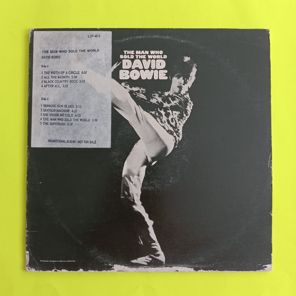 David Bowie - The Man Who Sold The World PROMO - 1972 - LSP 4816 - Used - VG++ - Vinyl