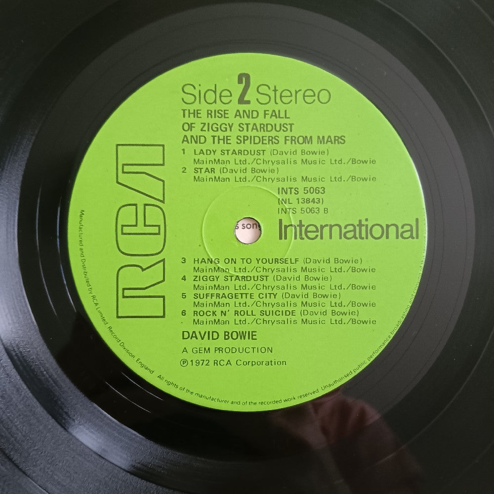 David Bowie - Ziggy Stardust & The Spiders From Mars UK - 1980 - INTS 5063 - Used - VG++ - Vinyl