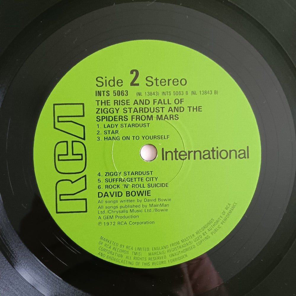 David Bowie - Ziggy Stardust & The Spiders From Mars UK - 1980 - INTS 5063 - Used - VG++ - Vinyl