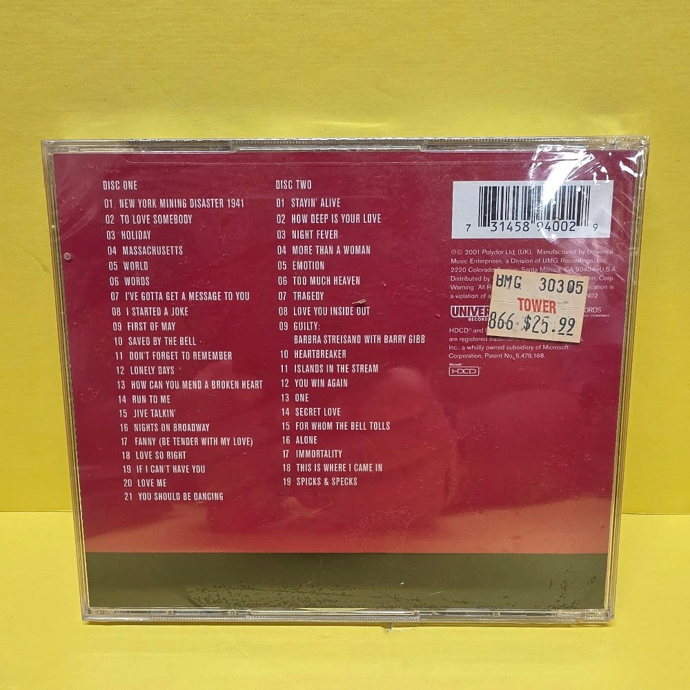 Bee Gees - Their Greatest Hits: The Record - 2001 - 589 400-2 - New - Sealed - CDs