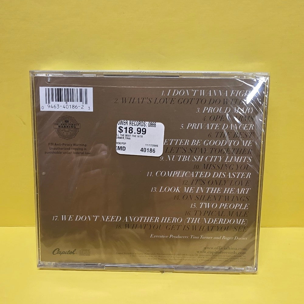 Tina Turner - All The Best - 2005 - CDP 0946 3 40186 2 3 - New - Sealed - CDs