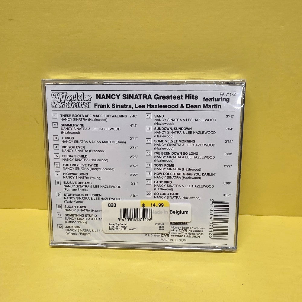 Nancy Sinatra - Greatest Hits - 1990 - PA 711-2 - New - Sealed - CDs