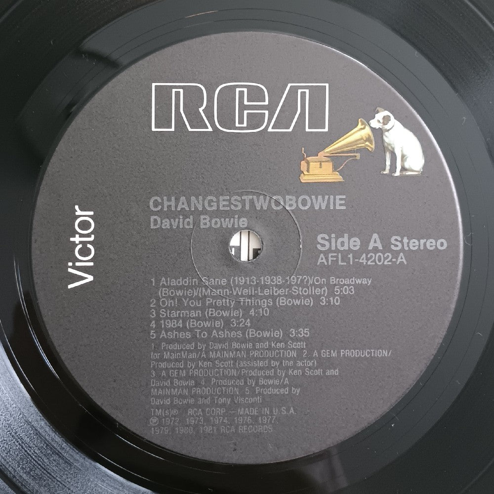 David Bowie - ChangesTwoBowie PROMO In Shrink - 1981 - AFL1-4202 - Used - EX - Vinyl