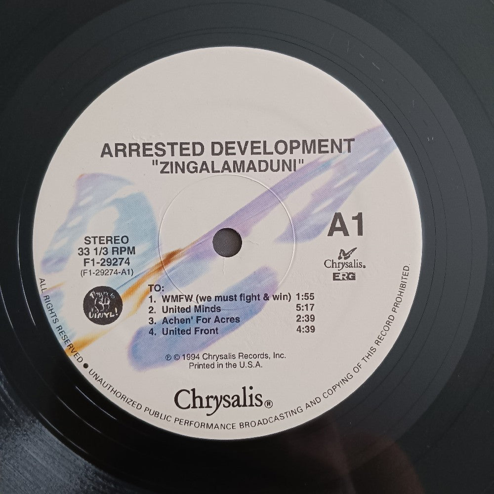 Arrested Development - Zingalamaduni In Shrink - 1994 - F1-29274 - Used - EX - Vinyl
