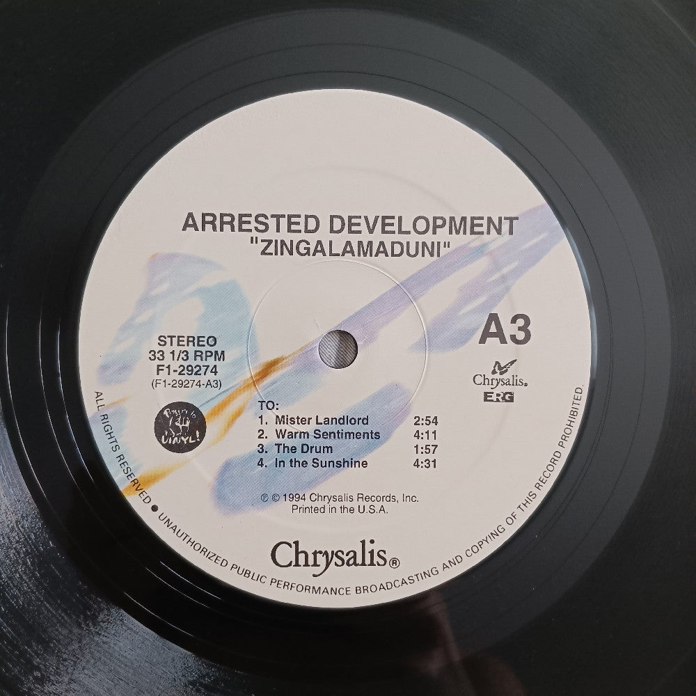 Arrested Development - Zingalamaduni In Shrink - 1994 - F1-29274 - Used - EX - Vinyl