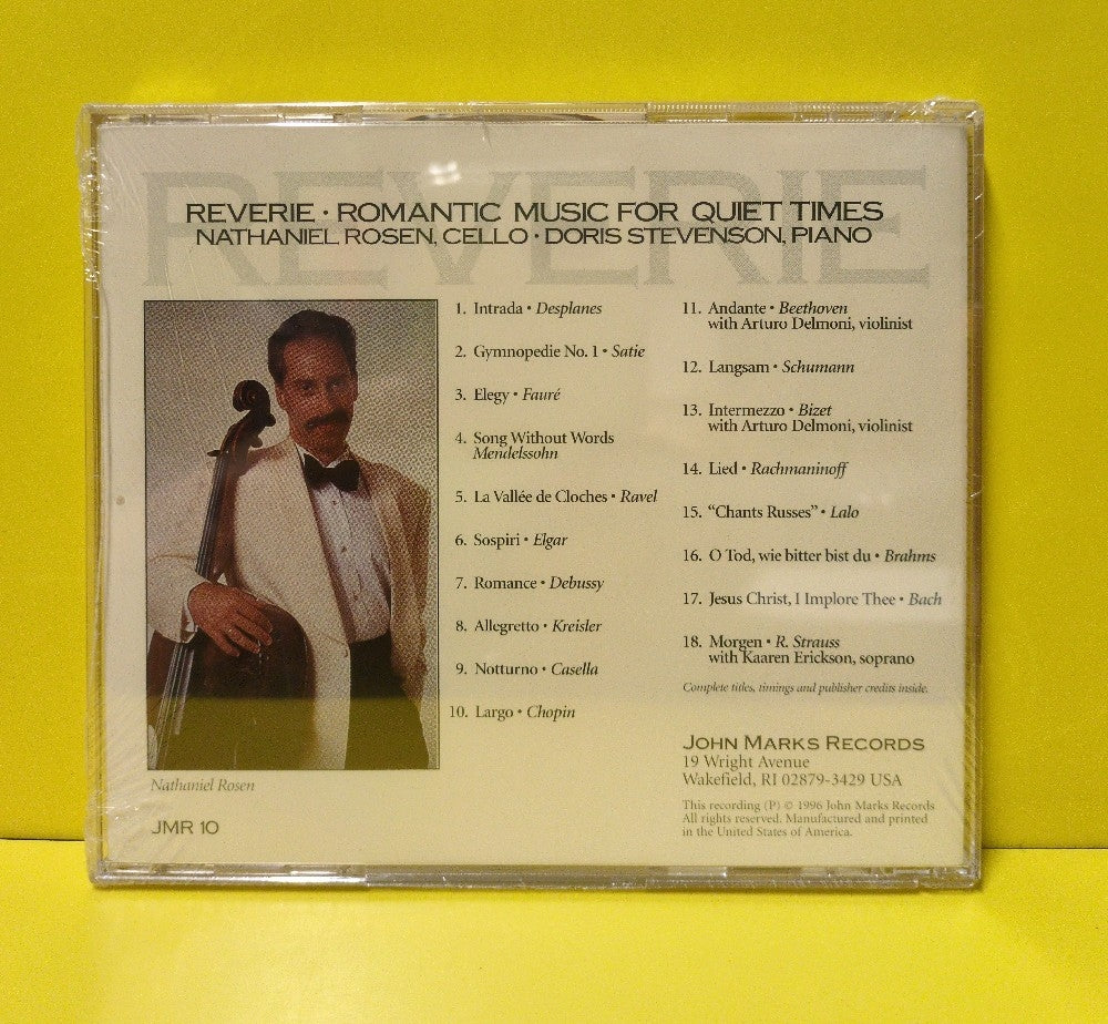 Nathaniel Rosen, Doris Stevenson - Reverie - Romantic Music For Quiet Times - 1996 - JMR 10 - New - Sealed - CDs