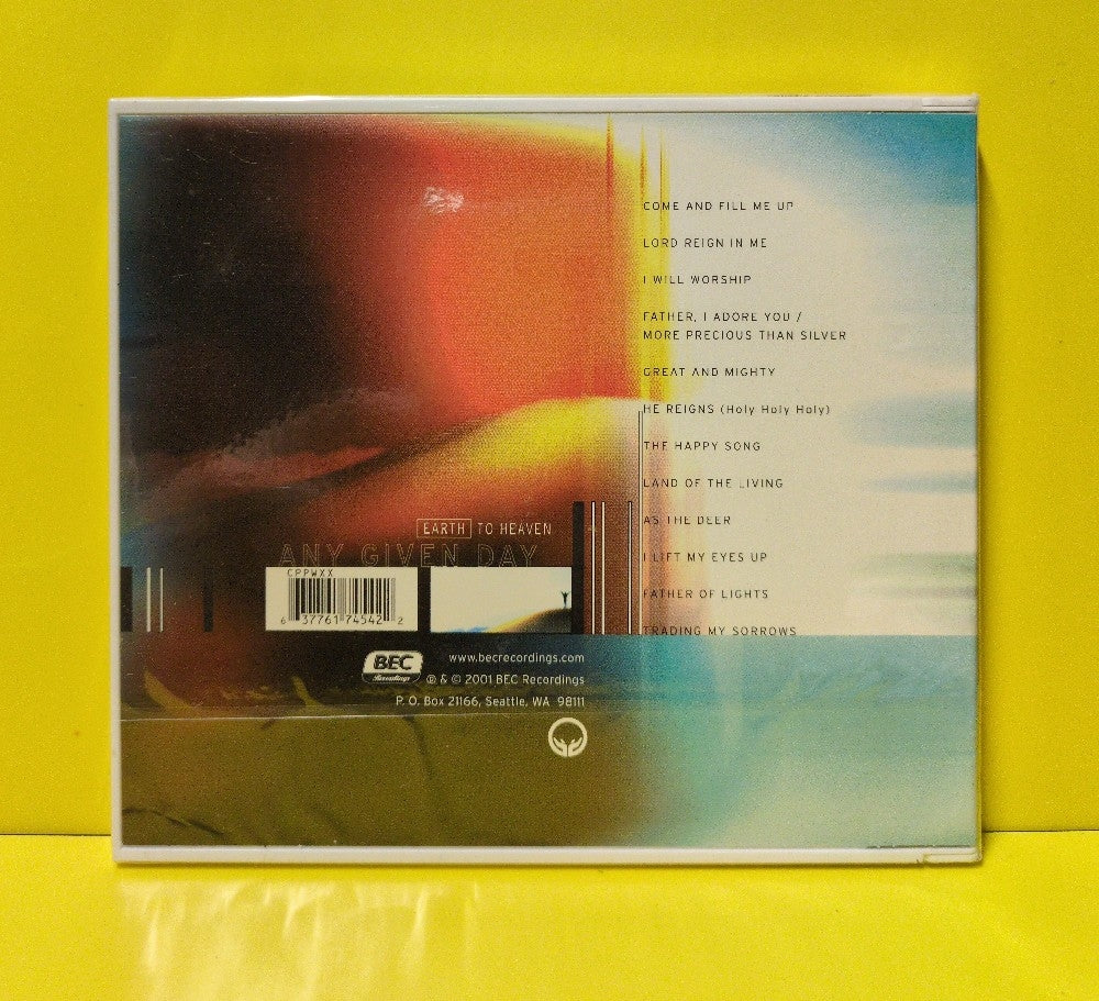 Any Given Day - Earth To Heaven - 2001 - BED7454 - New - Sealed - CDs - Q-pack Case