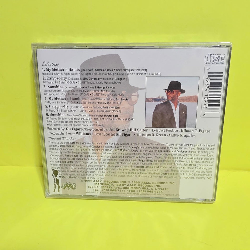 Gil Figaro - My Mother's Hands - 1995 - JMCCD1095 - New - Sealed - CDs