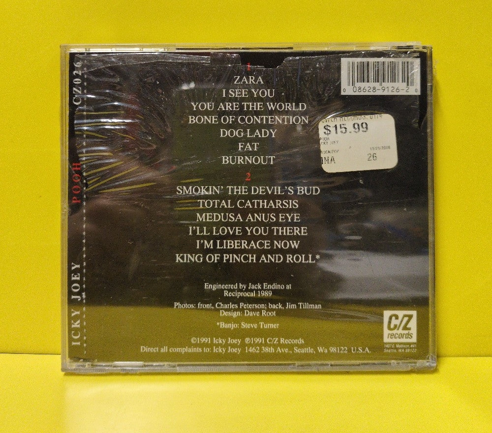 Icky Joey - Pooh - 1991 - CZ 026 - New - Sealed, NM - CDs