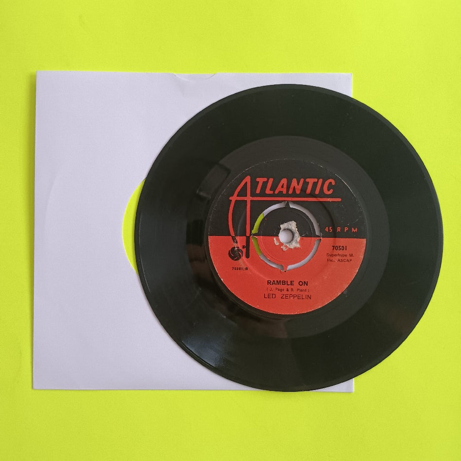 Led Zeppelin - Whole Lotta Love / Ramble On TURKEY 7" - 1970 - 70501 - Used - VG - Vinyl