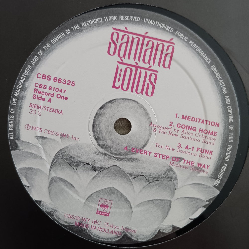 Santana - Lotus 3LP With Posters Holland  - 1975 - CBS 66 325 - Used - EX - Vinyl