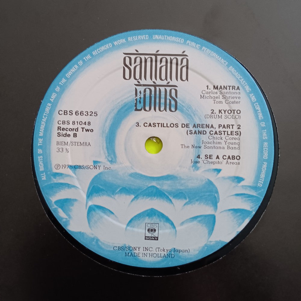 Santana - Lotus 3LP With Posters Holland  - 1975 - CBS 66 325 - Used - EX - Vinyl