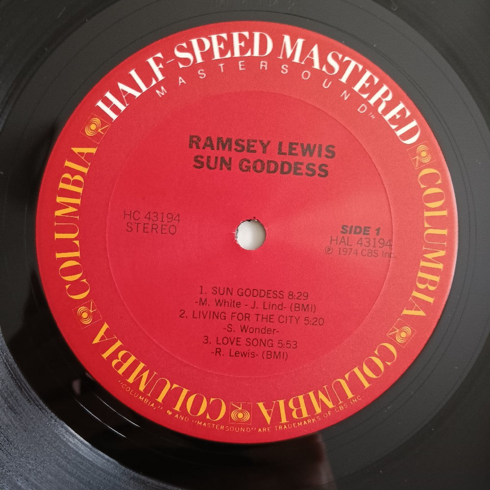 Ramsey Lewis - Sun Goddess Half Speed Mastered - 1982 - HC 43194 - Used - VG++ - Vinyl