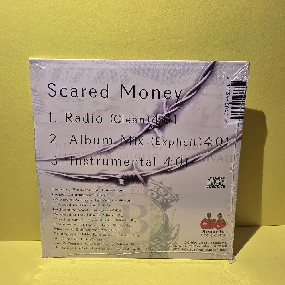 Big The Dollar Don - Scared Money  - 1997 - CR 3040 - New - Sealed - CDs