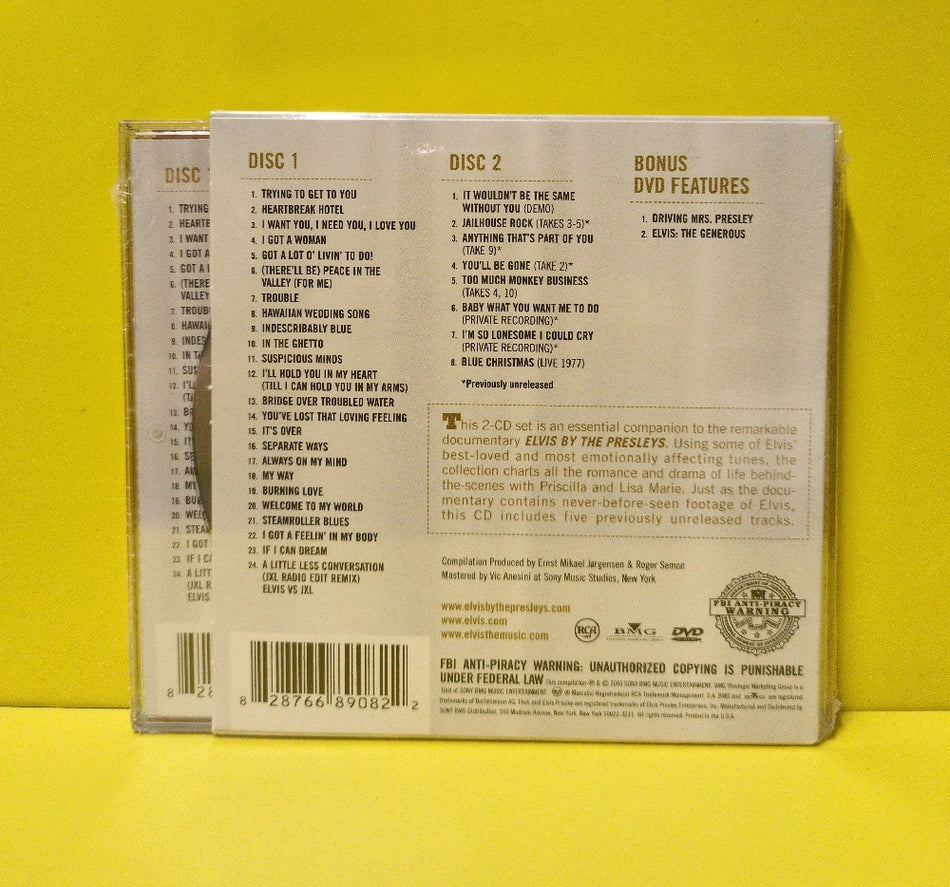 Elvis Presley - Elvis By The Presleys - 2005 - 82876 67883-2 - New - Sealed - CDs - 2xCD + DVD Set - Target Exclusive