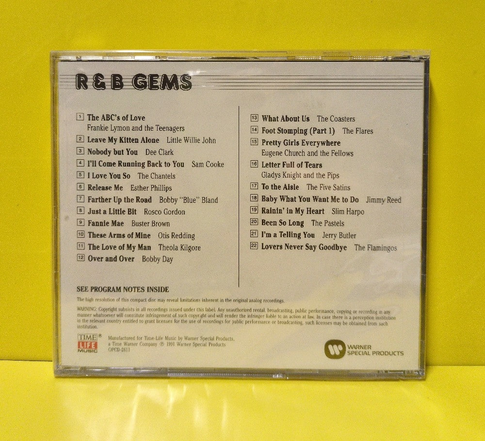 Various - R&B Gems - 1991 - 2RNR-41 - New - Sealed - CDs - Remastered