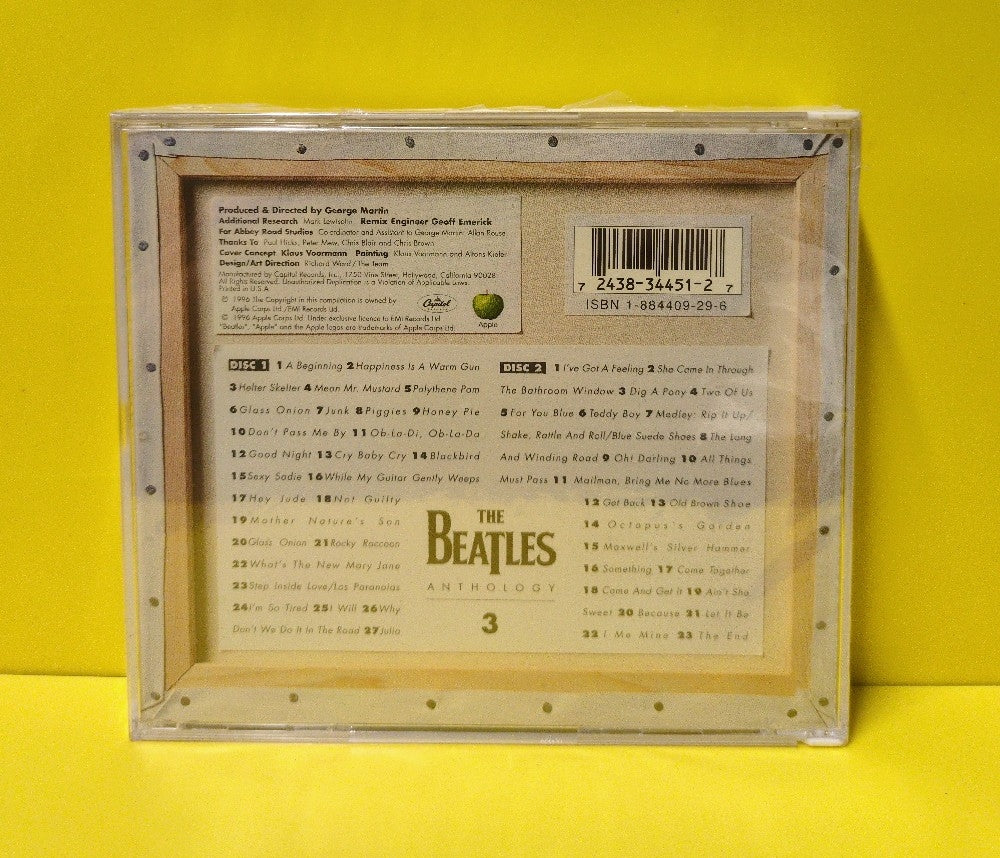 The Beatles - Anthology 3 - CDP 7243 8 34451 2 7 - New - Sealed - CDs - 2xCD