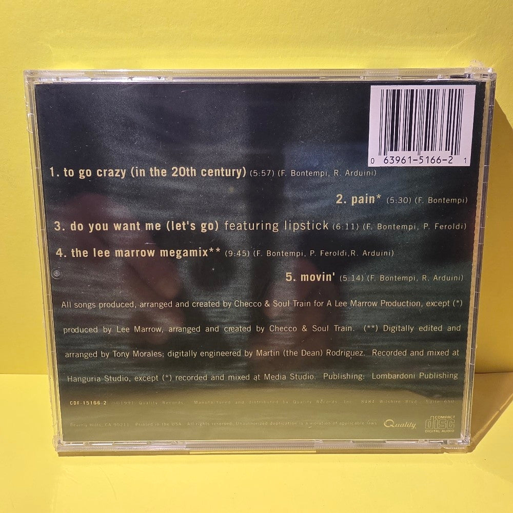 Lee Marrow - The 12" Collection EP - 1991 - CDF-15166-2 - New - Sealed - CDs