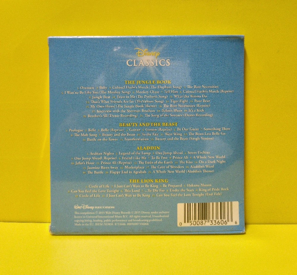 Various - Disney Classics - 2015 - 00050087336066 - New - Sealed - CDs - 4xCD Box Set - EU Import