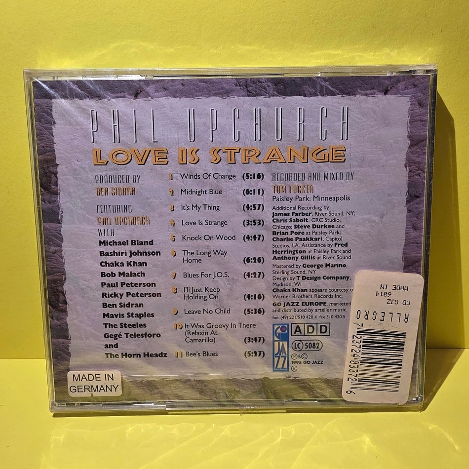 Phil Upchurch - Love Is Strange  - 1995 - GOJ 6014 2 - New - Sealed - CDs