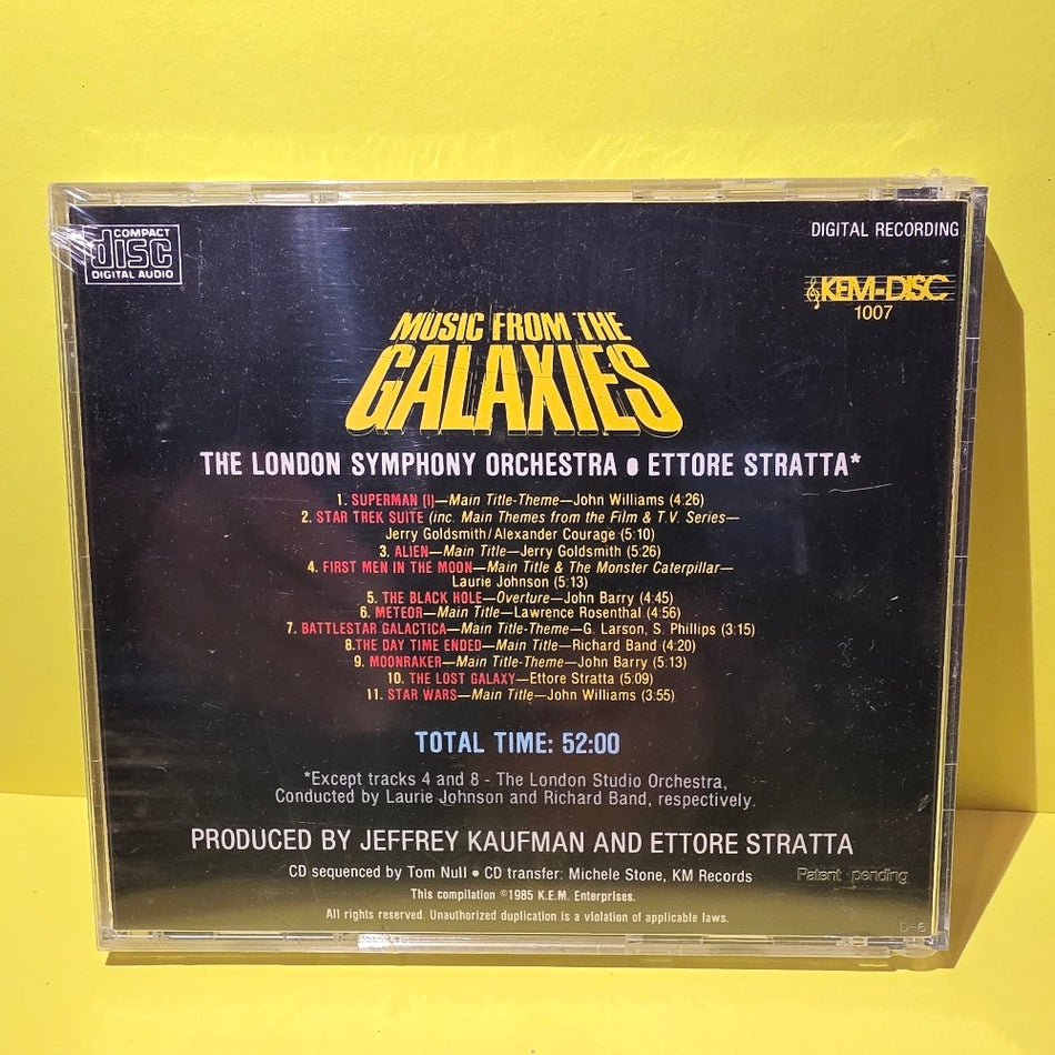 Ettore Stratta - Music From The Galaxies - 1986 - 1007 - New - Sealed - CDs