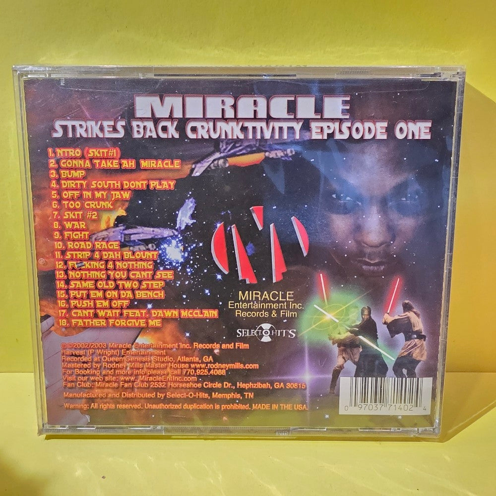 Miracle  - Miracle Strikes Back (Crunktivity Episode I) - 2003 - MIR 7140 - New - Sealed - CDs