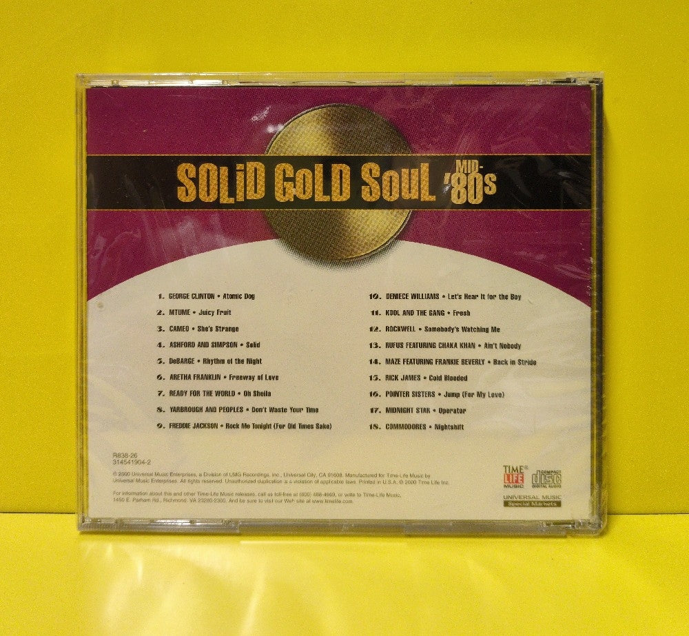 Various - Solid Gold Soul Mid-'80s - 2000 - R838-26 - New - Sealed - CDs