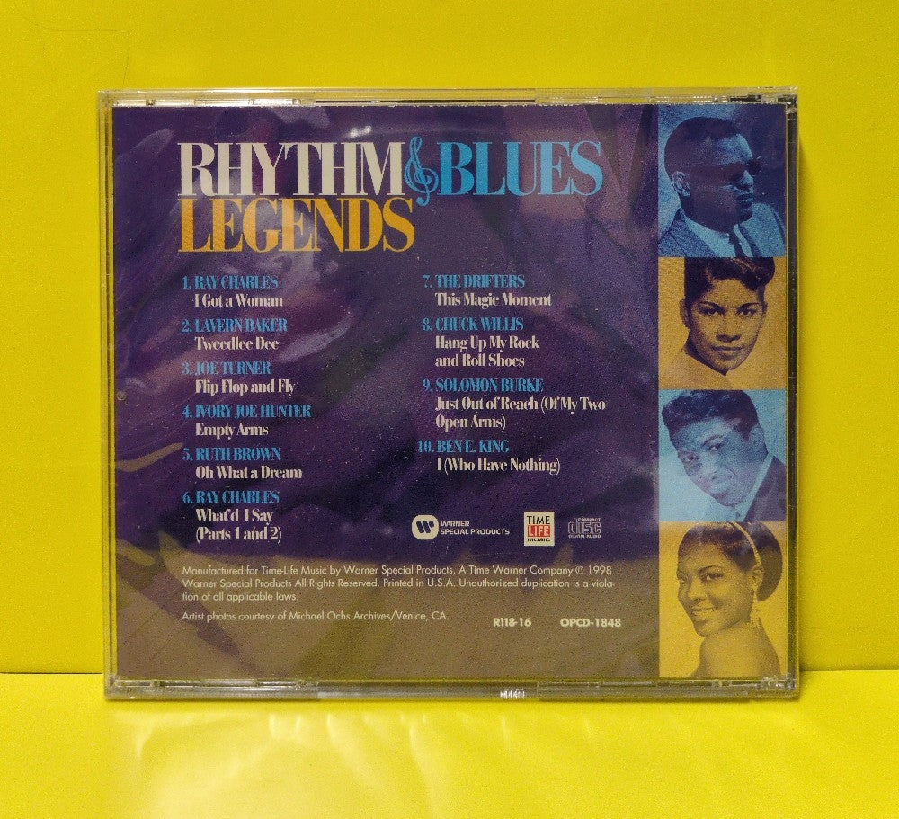Various - Rhythm & Blues Legends - 1998 - R118-16 - New - Sealed - CDs