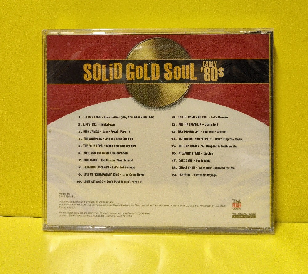Various - Solid Gold Soul Early '80s - 1999 - R838-25 - New - Sealed - CDs