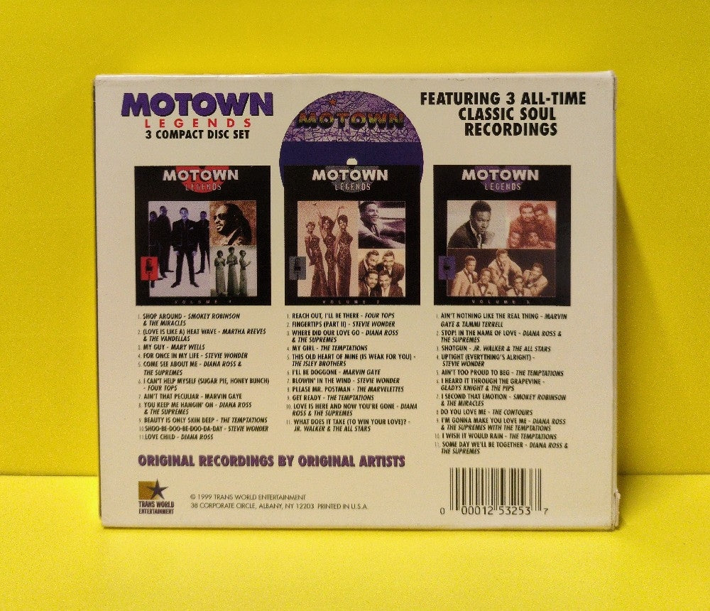 Various - Motown Legends - 1999 - 314 520 282-2/283-2/284-2 - New - Sealed, New - CDs - 3xCD Box Set