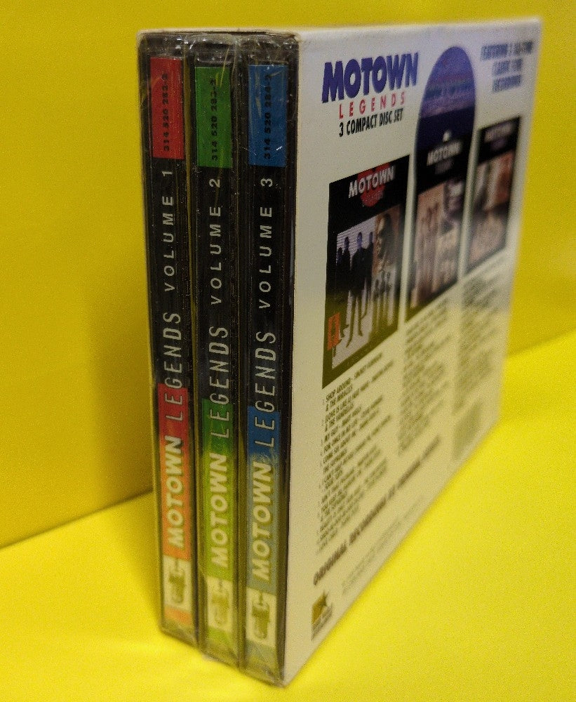 Various - Motown Legends - 1999 - 314 520 282-2/283-2/284-2 - New - Sealed, New - CDs - 3xCD Box Set
