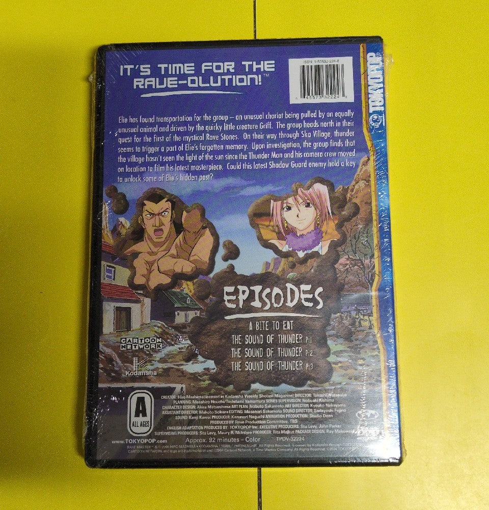 Rave Master Volume 3: The Sound Of Thunder - 2004 - New - DVDs & Blu-Rays