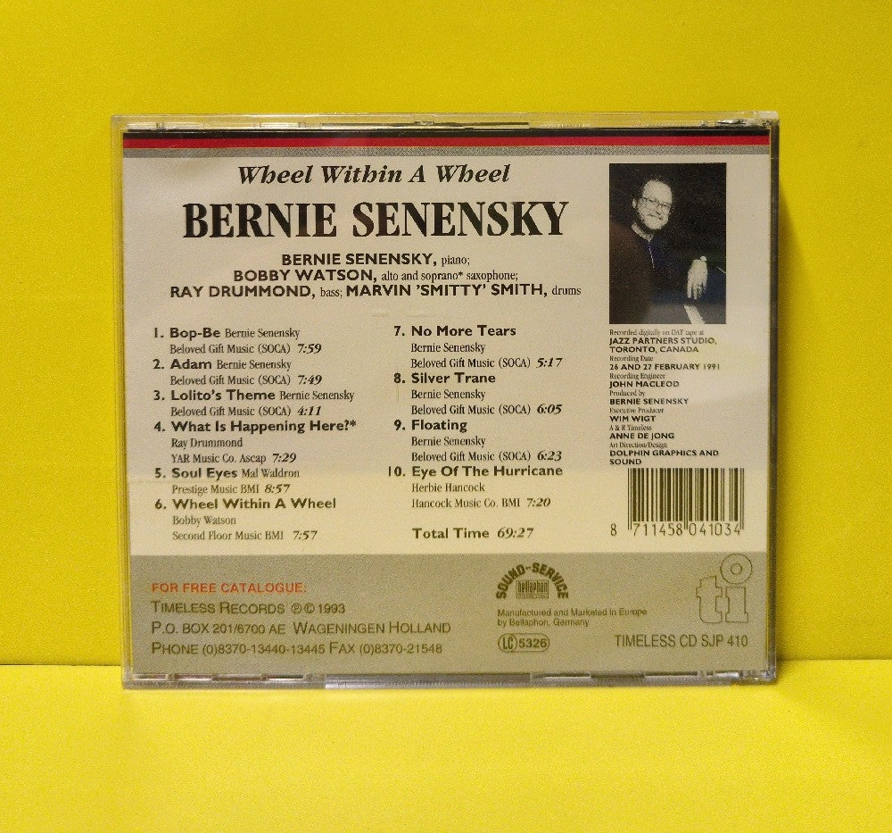 Bernie Senensky - Wheel Within A Wheel - 1993 - CD SJP 410 - Used - EX - CDs