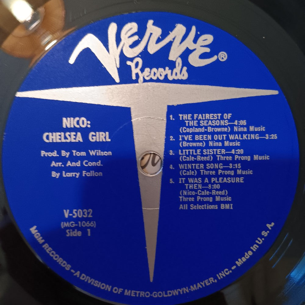 Nico - Chelsea Girl OG Mono Misprint - 1967 - V-5032 - Used - VG++ - Vinyl