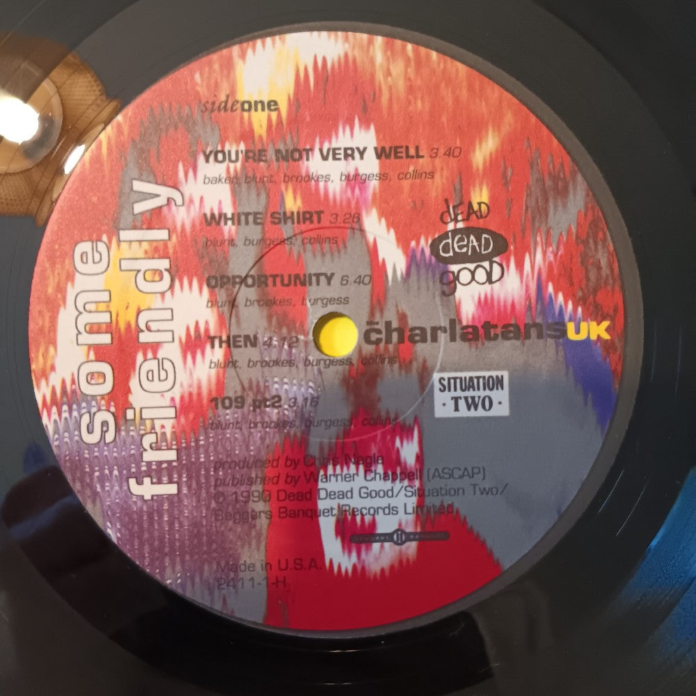 The Charlatans UK - Some Friendly - 1990 - 2411-1-H - Used - VG++ - Vinyl