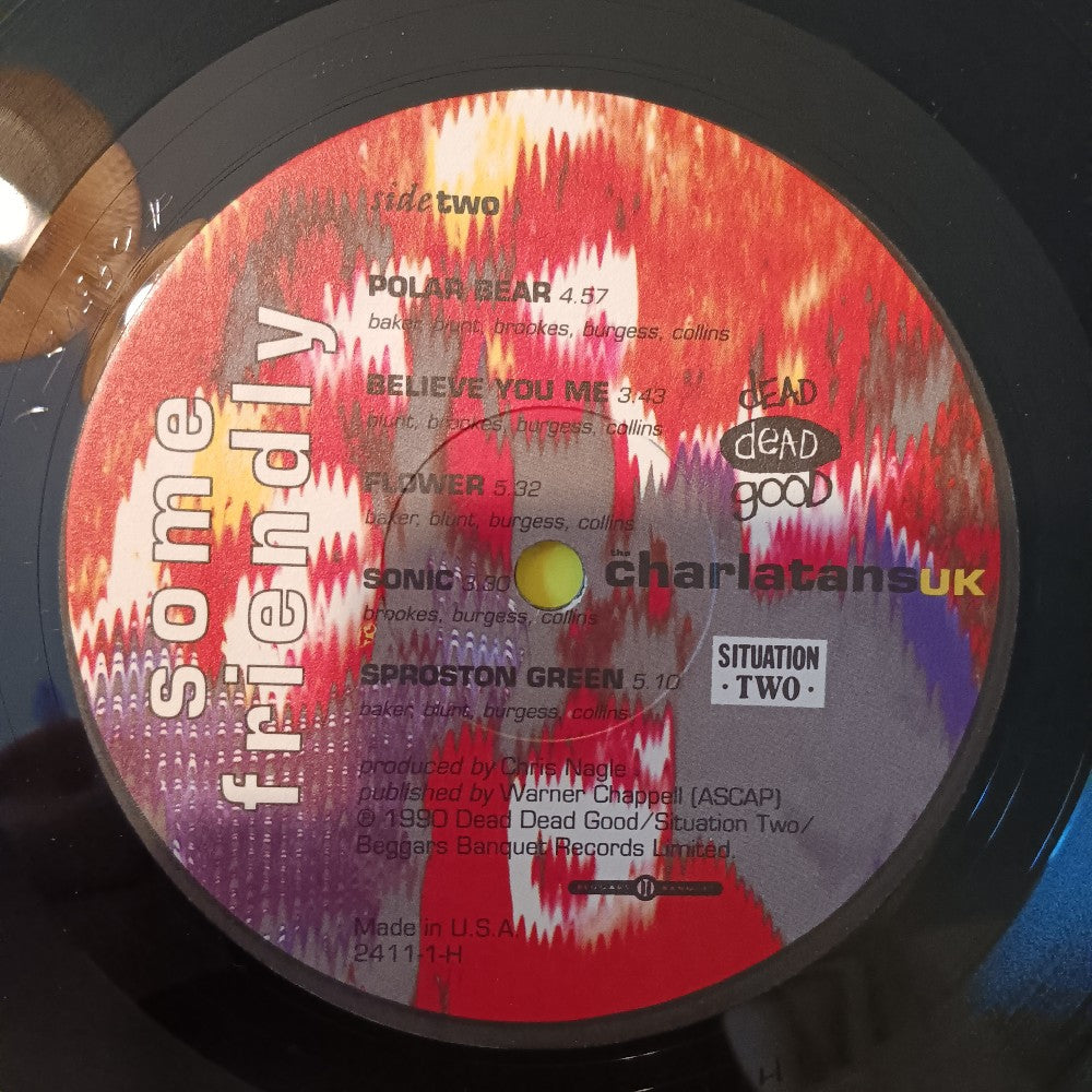 The Charlatans UK - Some Friendly - 1990 - 2411-1-H - Used - VG++ - Vinyl