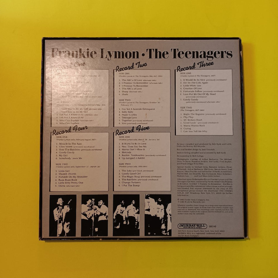 Frankie Lymon - The Teenagers 5LP Box Set - 1986 - 000148 - Used - VG++ - Vinyl
