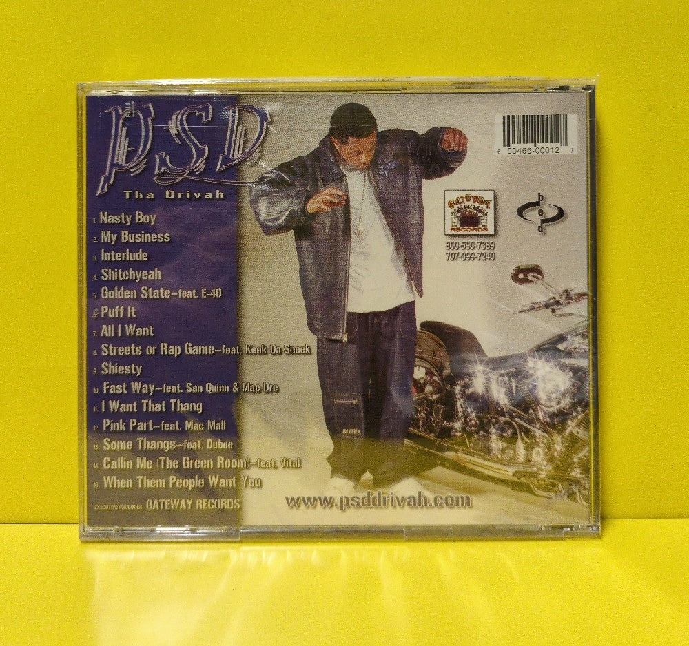 PSD Tha Drivah - All I Want - PSD0001 - New - Sealed - CDs