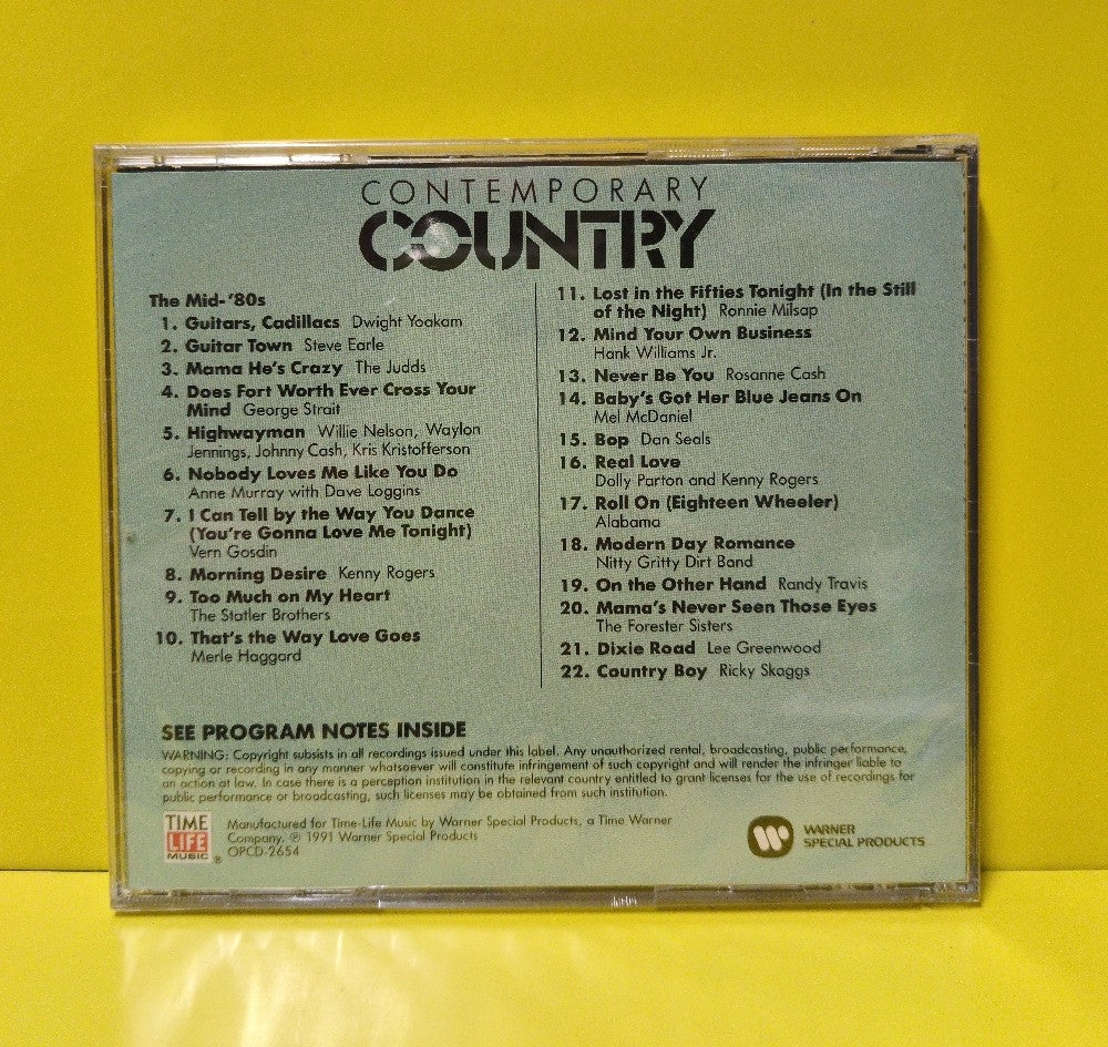 Various - Contemporary Country • The Mid-'80s - 1991 - CCD-01 - New - Sealed - CDs - Remastered