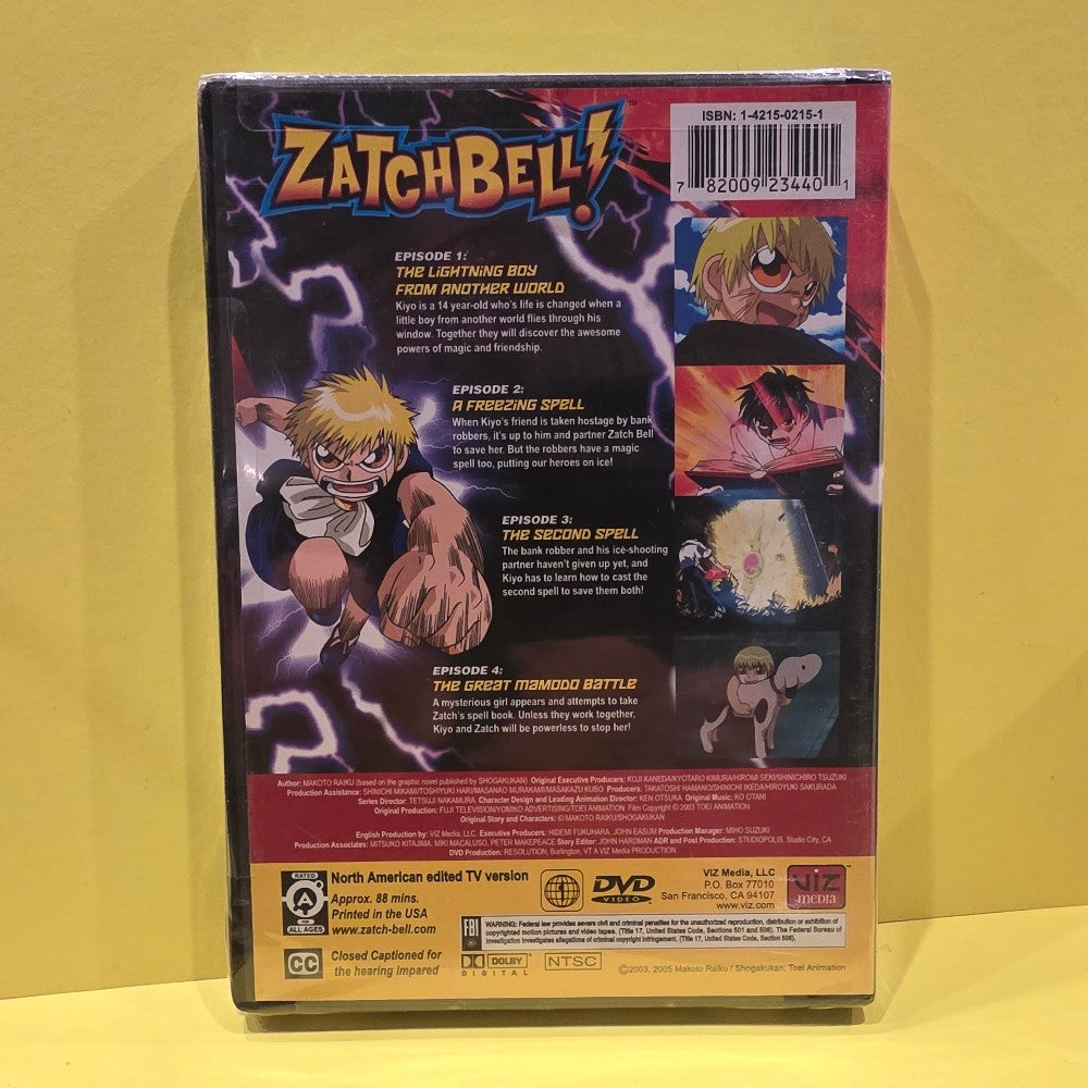 Zatch Bell! Vol 1 The Lightning Boy From Another World.  - 2005 - New - Sealed - DVDs & Blu-Rays