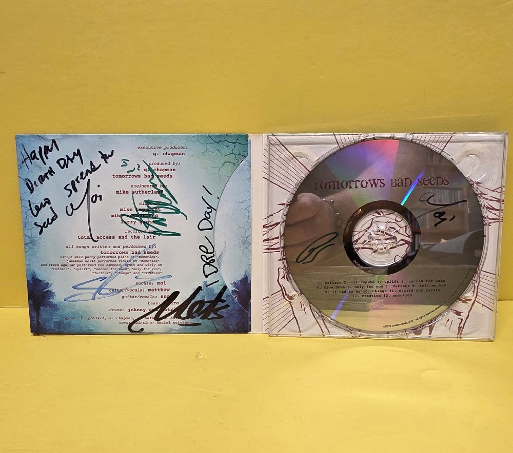 Tomorrows Bad Seeds / Autographed By The Band. - Sacred For Sale - 2010 - Used - NM - CDs