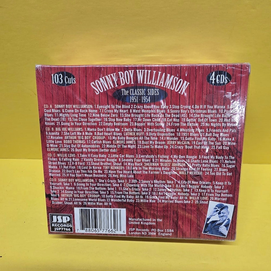 Sonny Boy Williamson And Various - Cool, Cool Blues: The Classic Sides 1951 / 4 Cds Box Set. - 2006 - JSP7766 - New - Sealed - CDs
