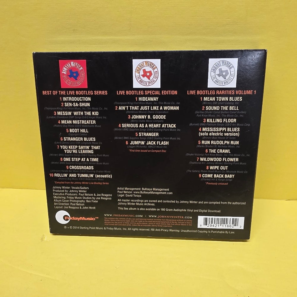 Johnny Winter - Remembrance Volume 1 - 2014 - FRM 1166 - Used - VG++ - CDs