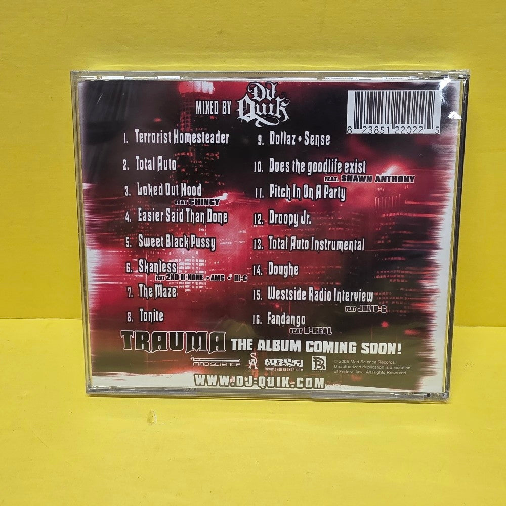 DJ Quik - The Trauma Mix - 2005 - MS-2022 - New - Sealed - CDs