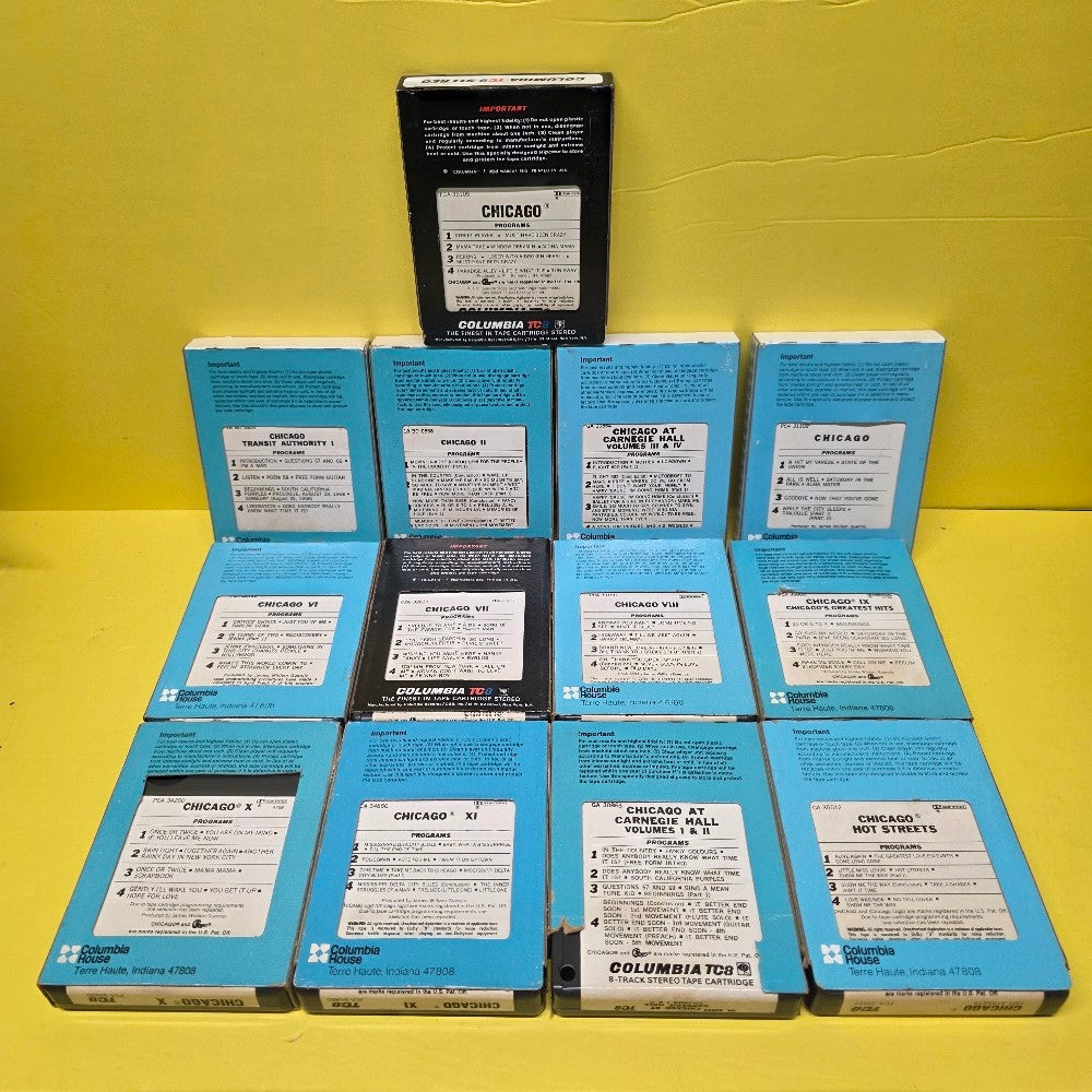 Chicago  - Chicago 8-Track Lot Of 13  - Used - EX - 8-Track
