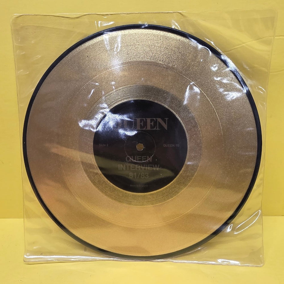 Roger Taylor, Queen - Interview - Roger Taylor, Queen - Interview / Gold Lp. - Queen 10 - Used - VG++ - Vinyl