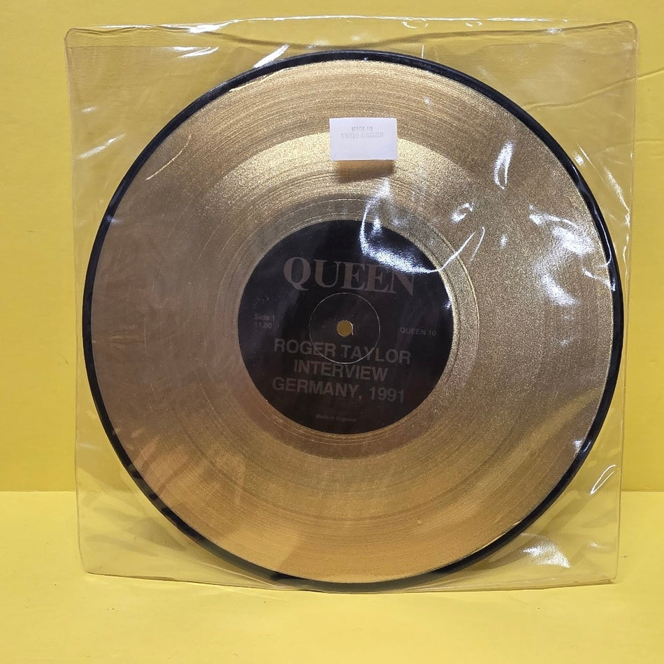 Roger Taylor, Queen - Interview - Roger Taylor, Queen - Interview / Gold Lp. - Queen 10 - Used - VG++ - Vinyl