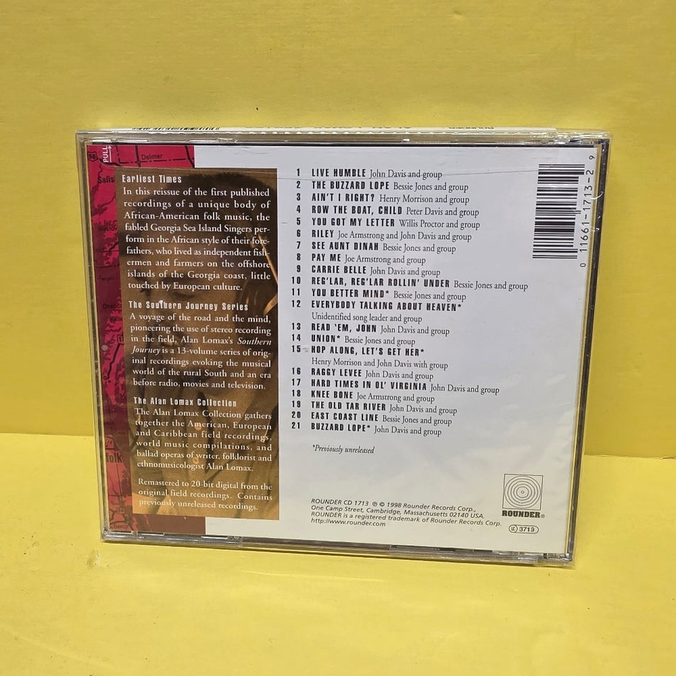 Sea Island Singers - Southern Journey Volume 13: Earliest Times - 1998 - Rounder CD 1713 - New - Sealed - CDs